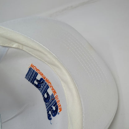 Competitive 5 Panel White Hat One Size RPS Roadway Package System Rope Slideback