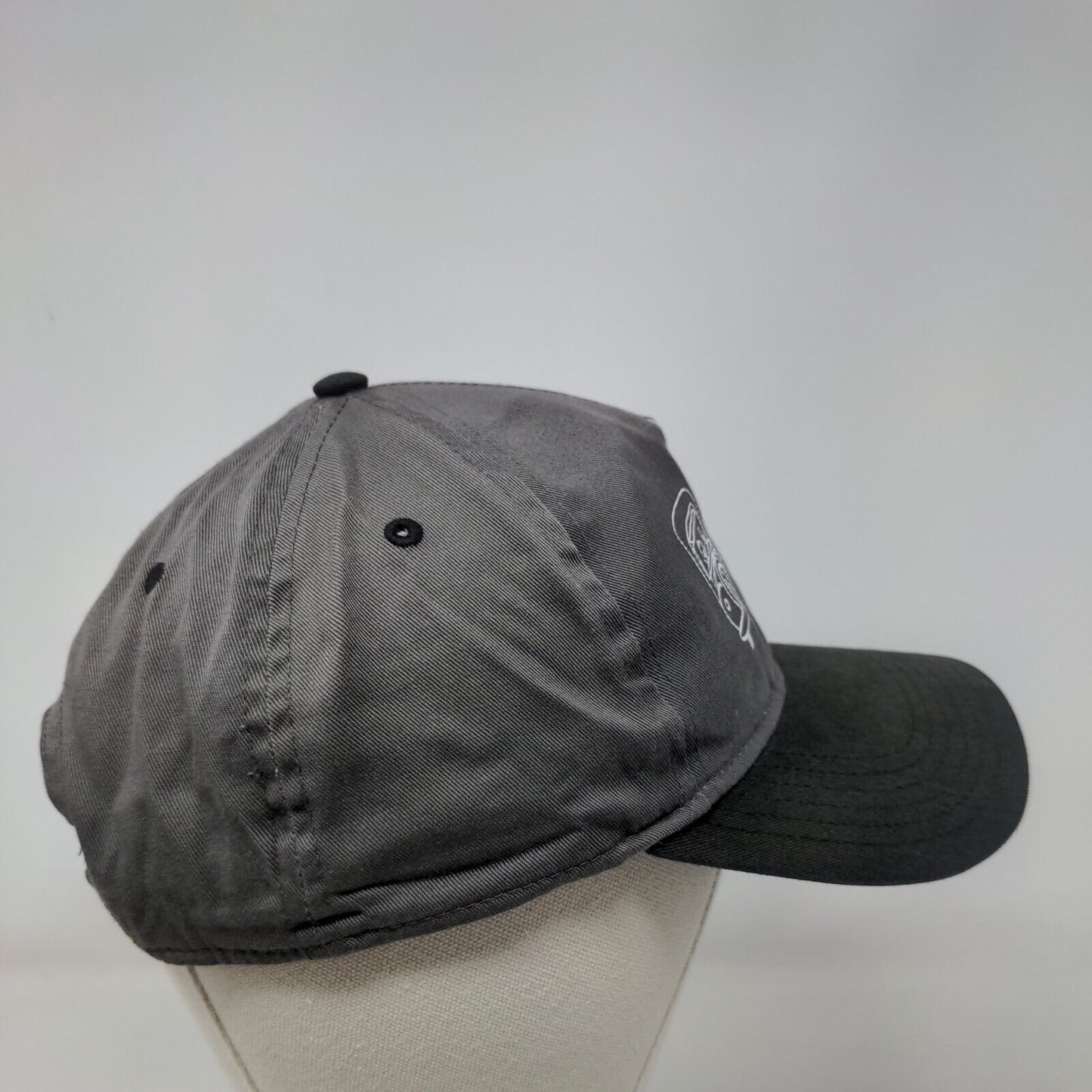 Two Men And A Truck Snapback Hat Gray OSFM Adjustable Vented Holes Otto