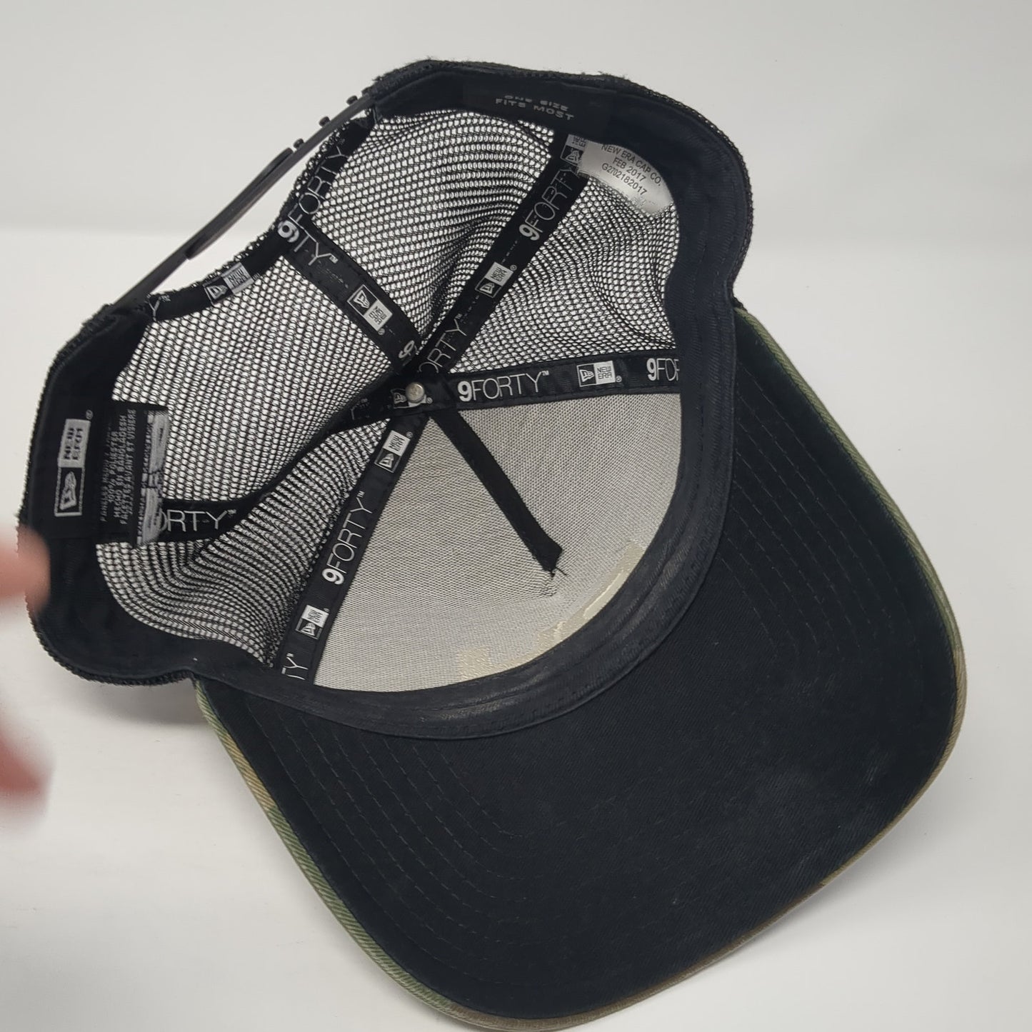 RH Snapback Mesh Back Trucker Hat Multicolor Camo One Size New Era