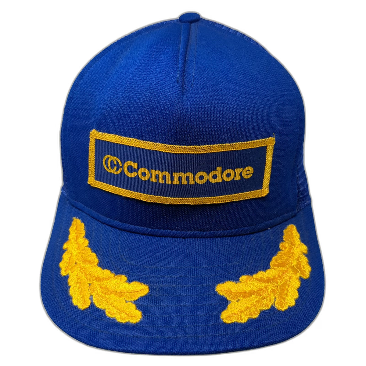 Pacesetter Commodore Blue XL Trucker Hat Scrambled Eggs Mesh Snapback Patch Logo