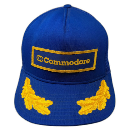 Pacesetter Commodore Blue XL Trucker Hat Scrambled Eggs Mesh Snapback Patch Logo