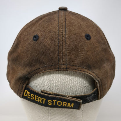 Rothco Baseball Cap Black One Size Desert Storm Veteran Military Ribbon Hat