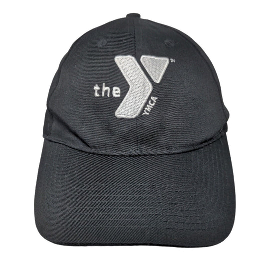 Martin Sports Boy's Strapback Hat Black Embroidered YMCA Logo Polycotton