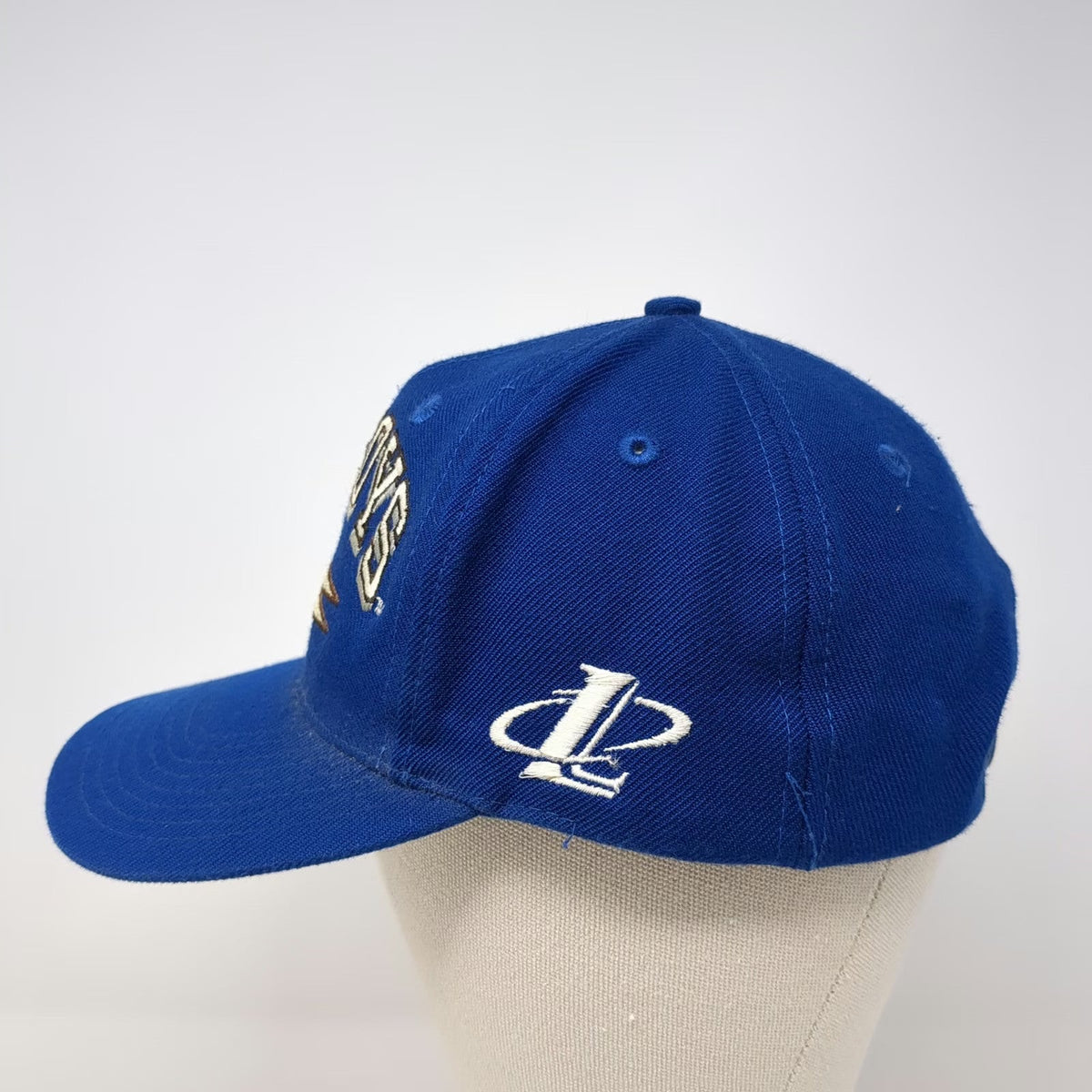 Logo Athletic Dallas Cowboys NFL Pro Line Snapback Hat Blue Vintage Side Hits