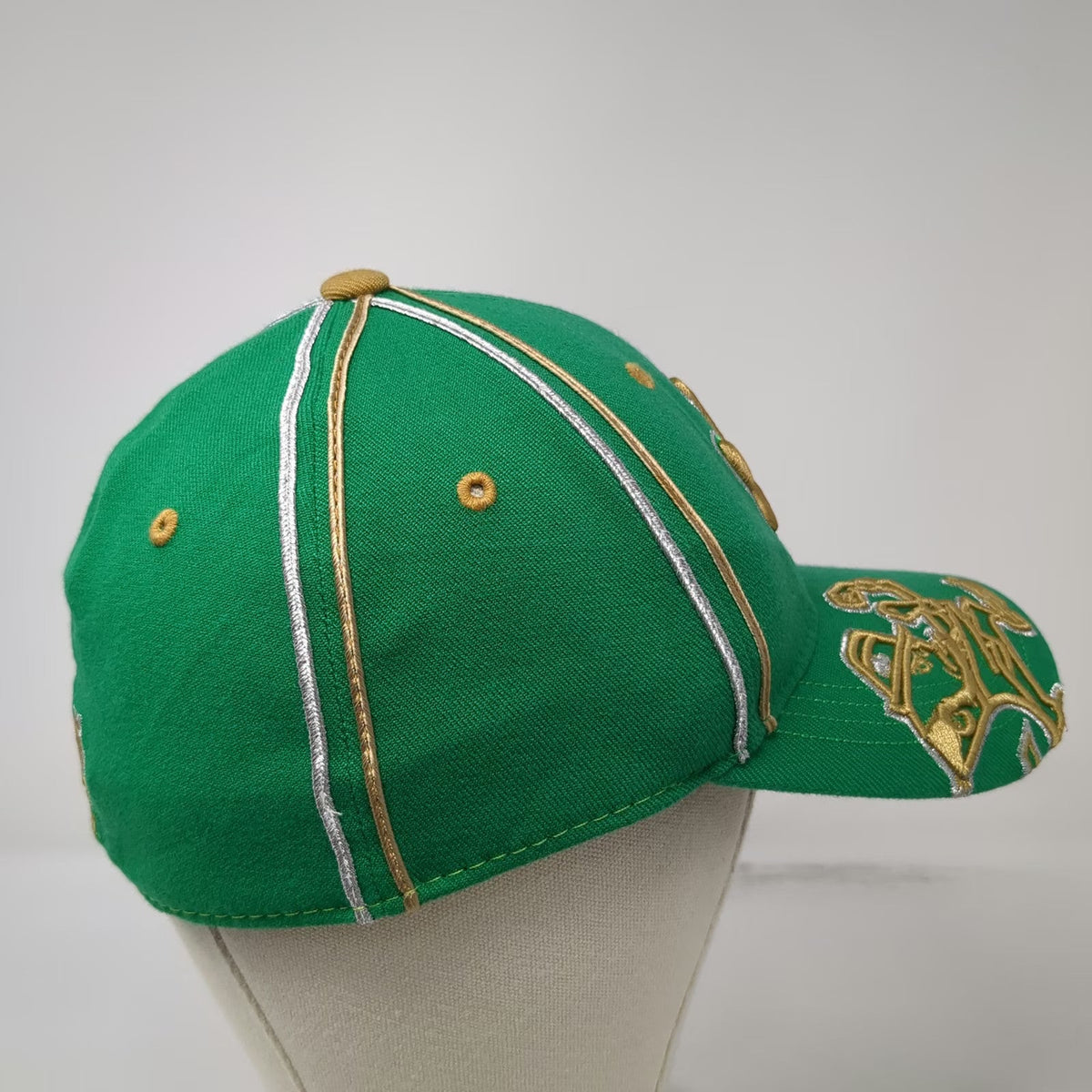 Notre Dame Fighting Irish NCAA Top of the World Green OSFM Cap Hat Shamrock Gold