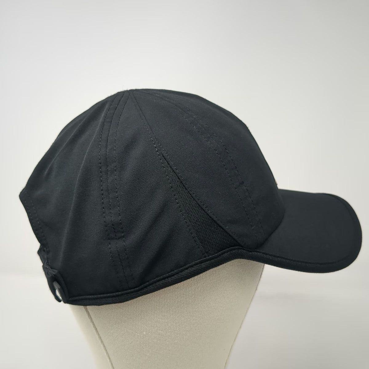 adidas Baseball Cap Black One Size Climalite Performance Adjustable Logo Hat