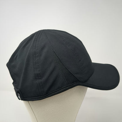 adidas Baseball Cap Black One Size Climalite Performance Adjustable Logo Hat
