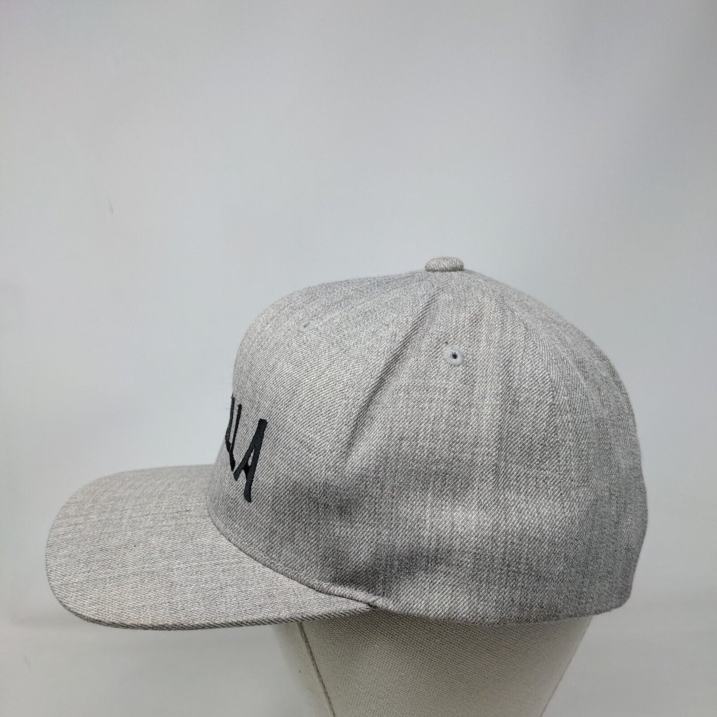 Li-Ti-Rilla Snapback Hat Gray One Size Embroidered The Classics Yupoong