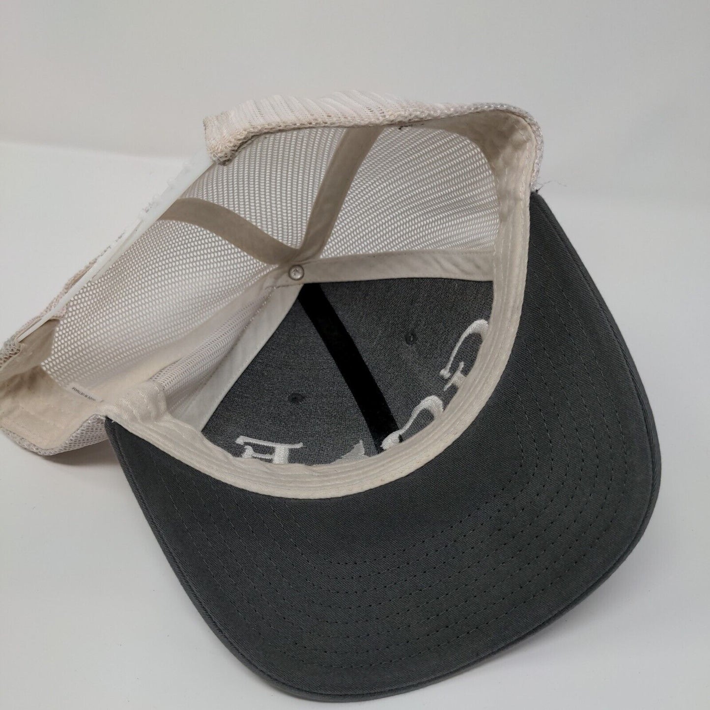 Golf Snapback Trucker Hat Gray One Size Adjustable Mesh Back Richardson