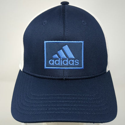 Adidas Baseball Cap Blue M Fairway Collection Aeroready Fitted Hat Golfing