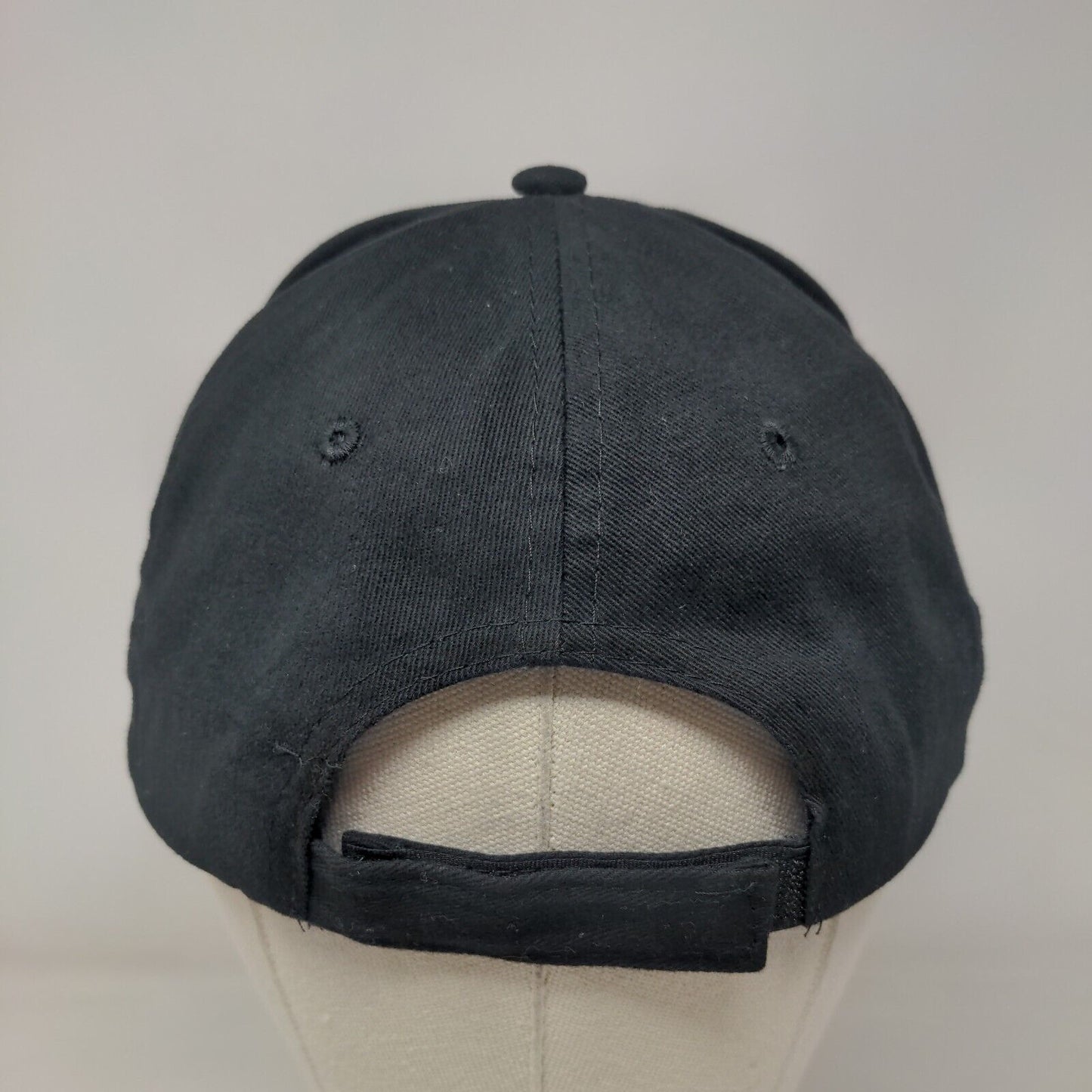 Kanner & Pintaluga Strapback Hat Black One Size Embroidered Adjustable