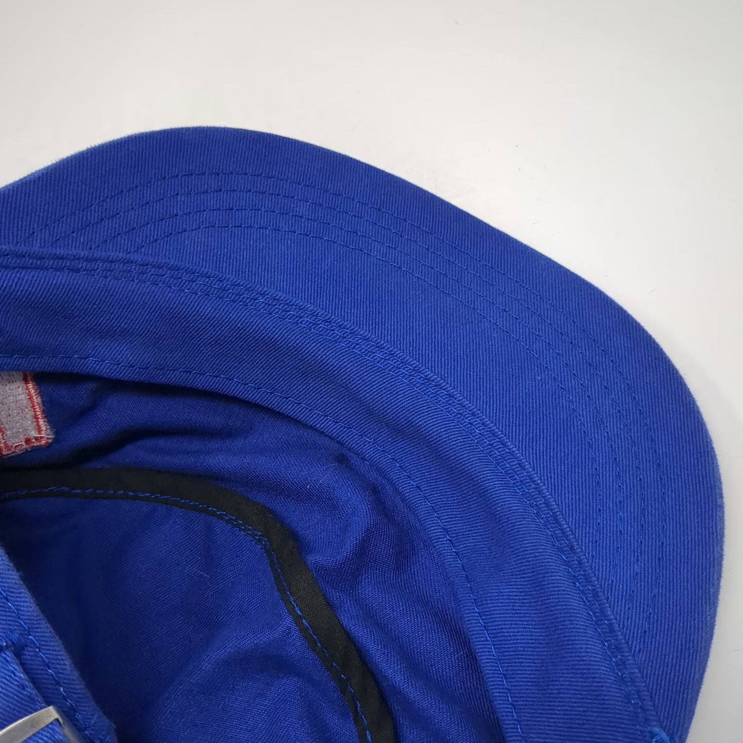 New York Giants NFL Team Apparel Army Cap Blue One Size Sequin Logo Cotton Hat