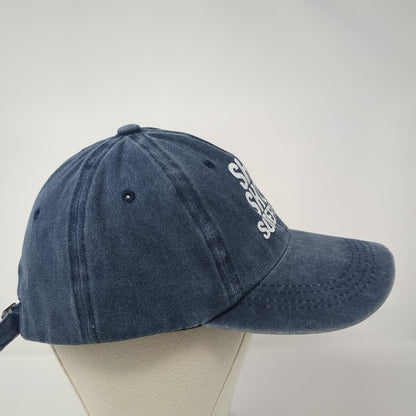 S**t Show Supervisor Slideback Hat Blue One Size Adjustable Solid 6 Panel