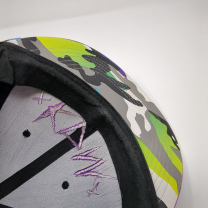 KDM Snapback Hat Camouflage One Size Adjustable Embroidered AF Academy Fits