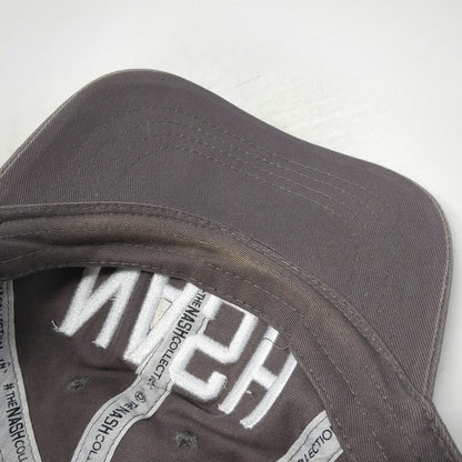 The NASH Collection Baseball Cap Gray One Size Embroidery Slideback Curved Hat