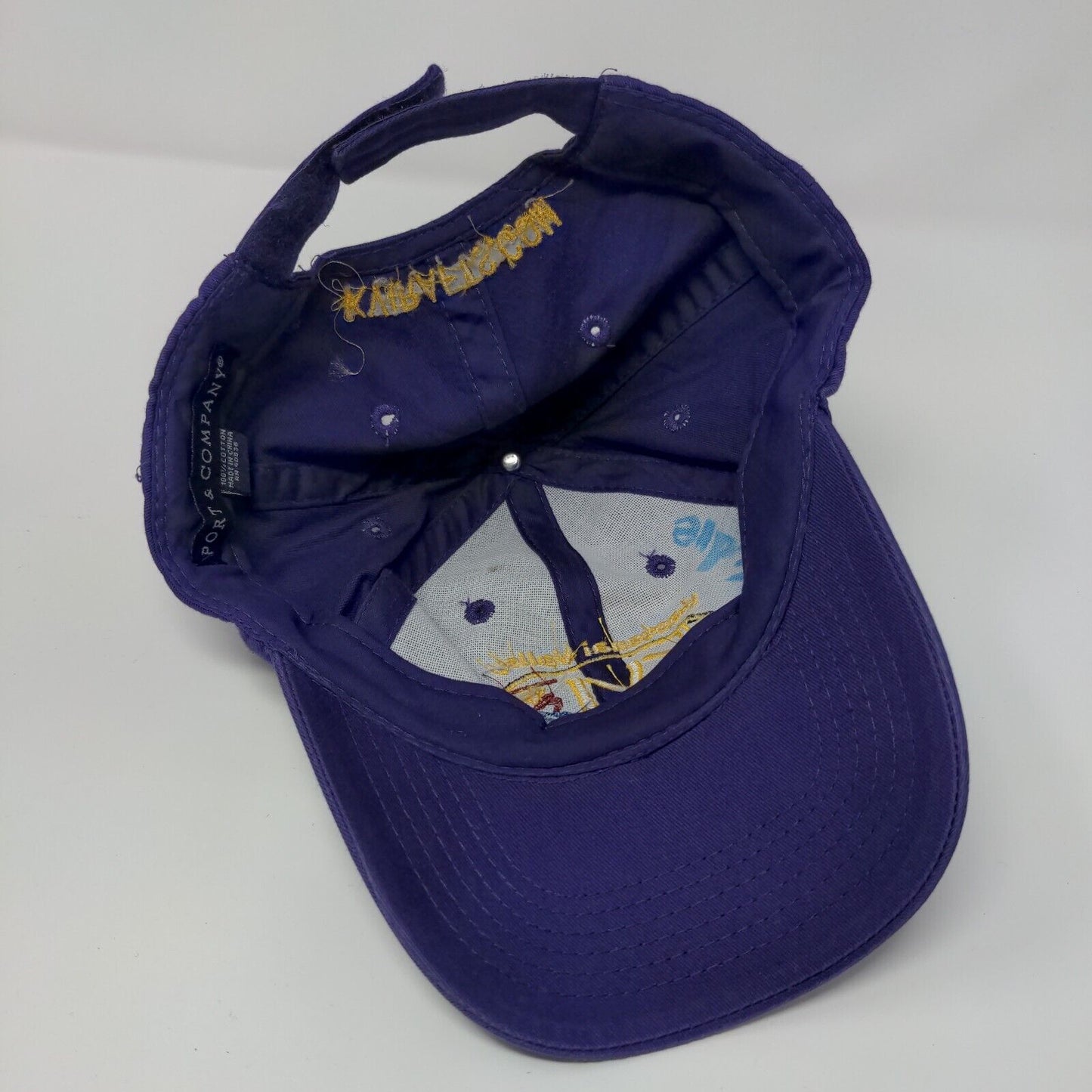 Kootenai Valley Inflatables Strapback Hat Purple Youth Embroidered