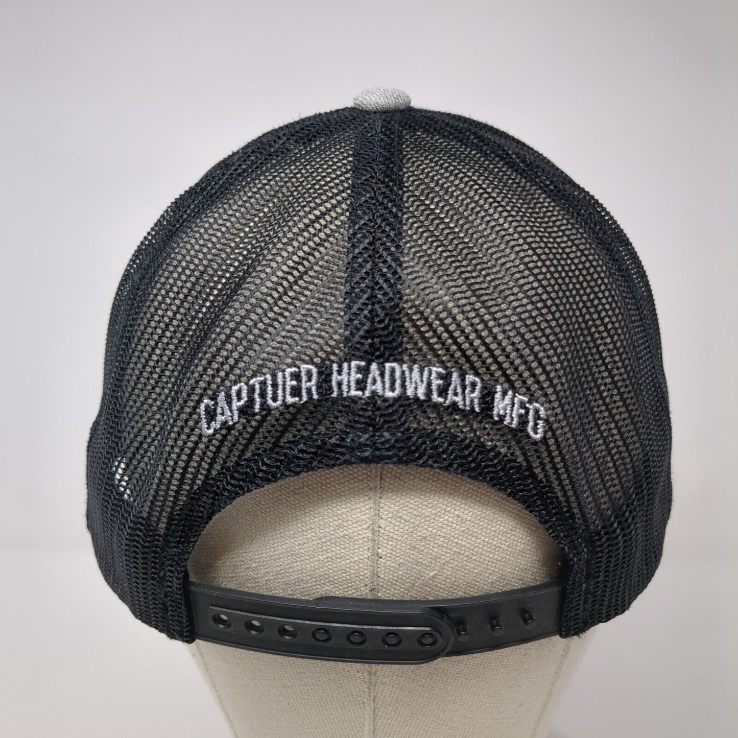 Do A Daffy Snapback Trucker Hat Gray OS Adjustable Mesh Back Captuer Headwear