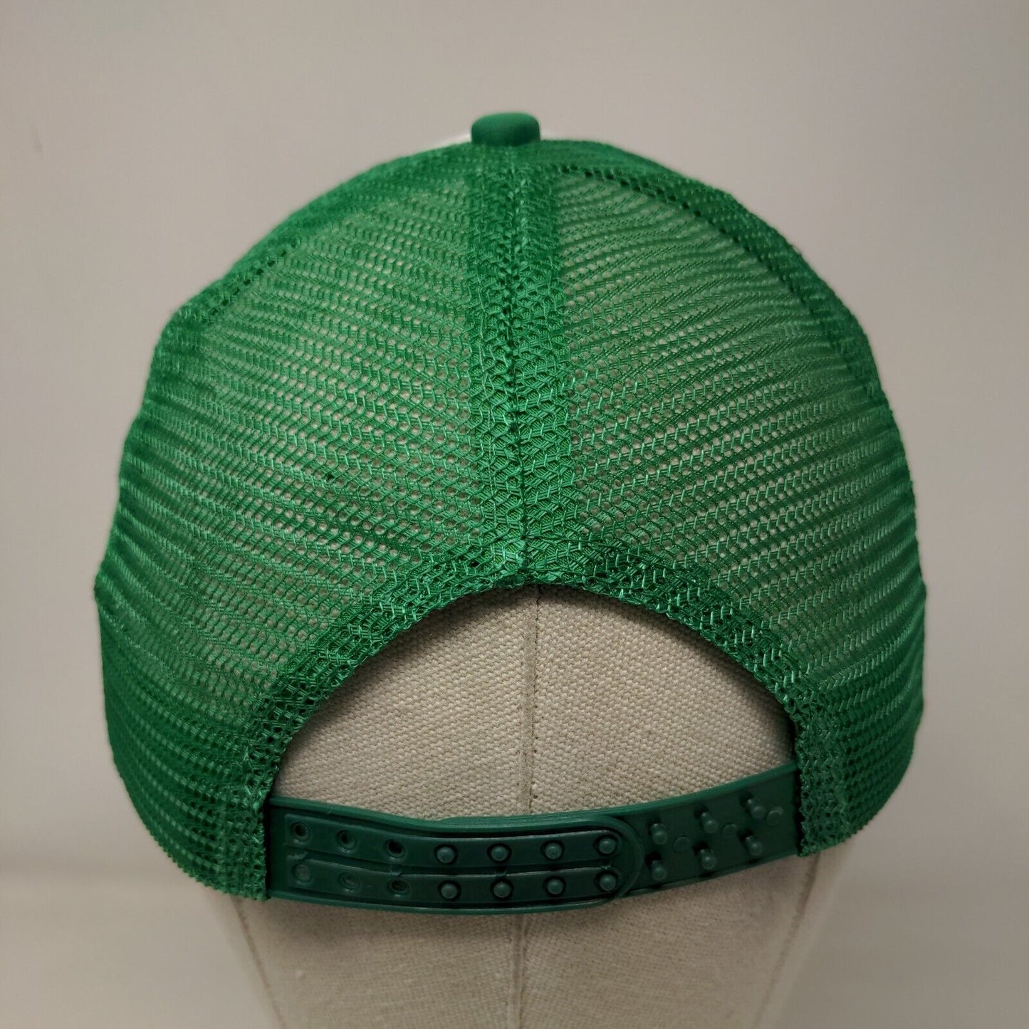Clover Shamrock Snapback Mesh Back Trucker Hat Green One Size Adjustable