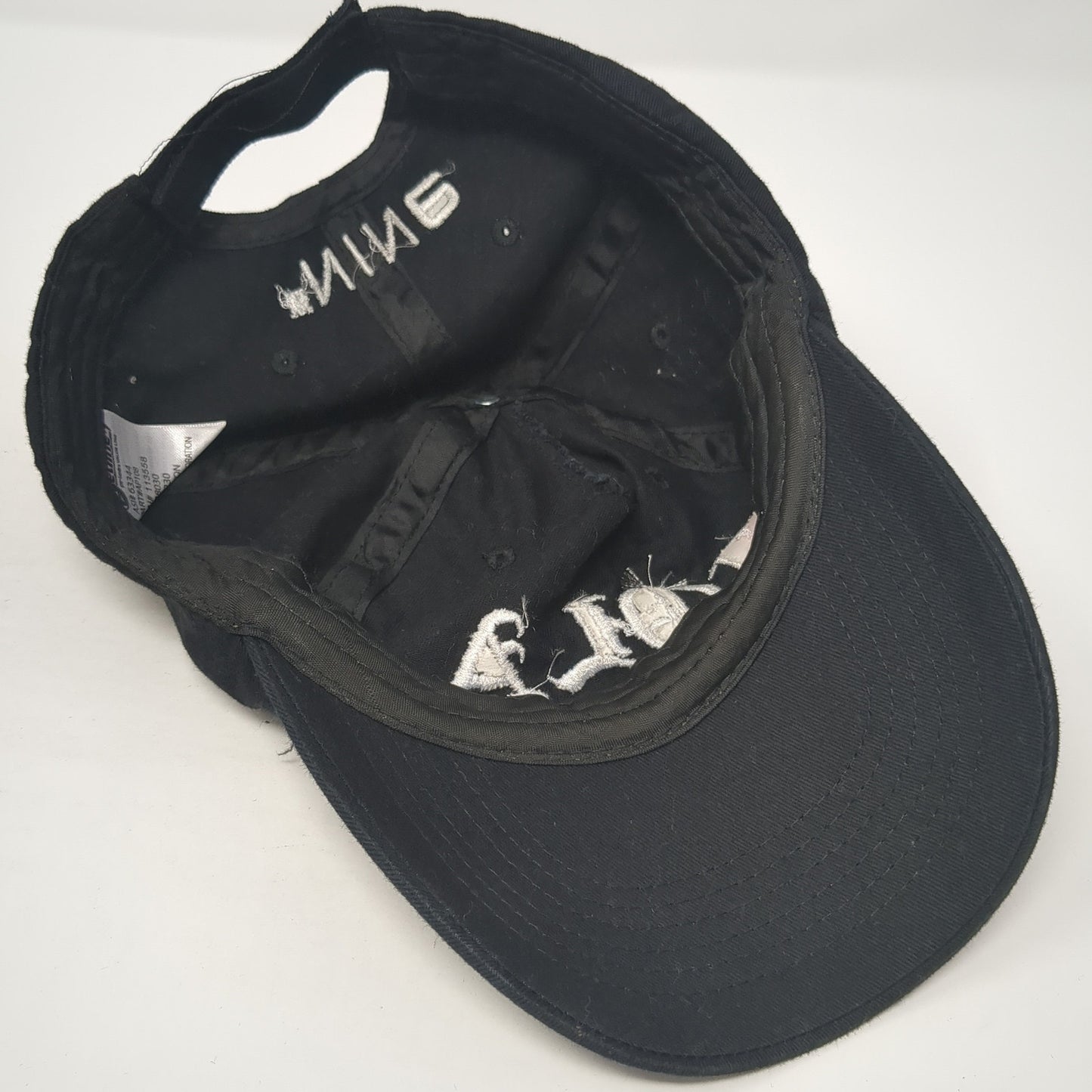 Cola The Nine Strapback Hat Black One Size Adjustable Embroidered