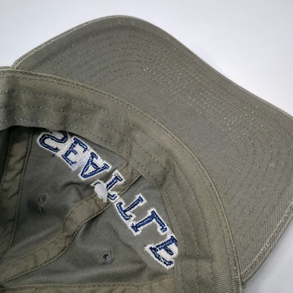 Fahrenheit Seattle Baseball Cap Green One Size Blue White Slideback Cotton Hat