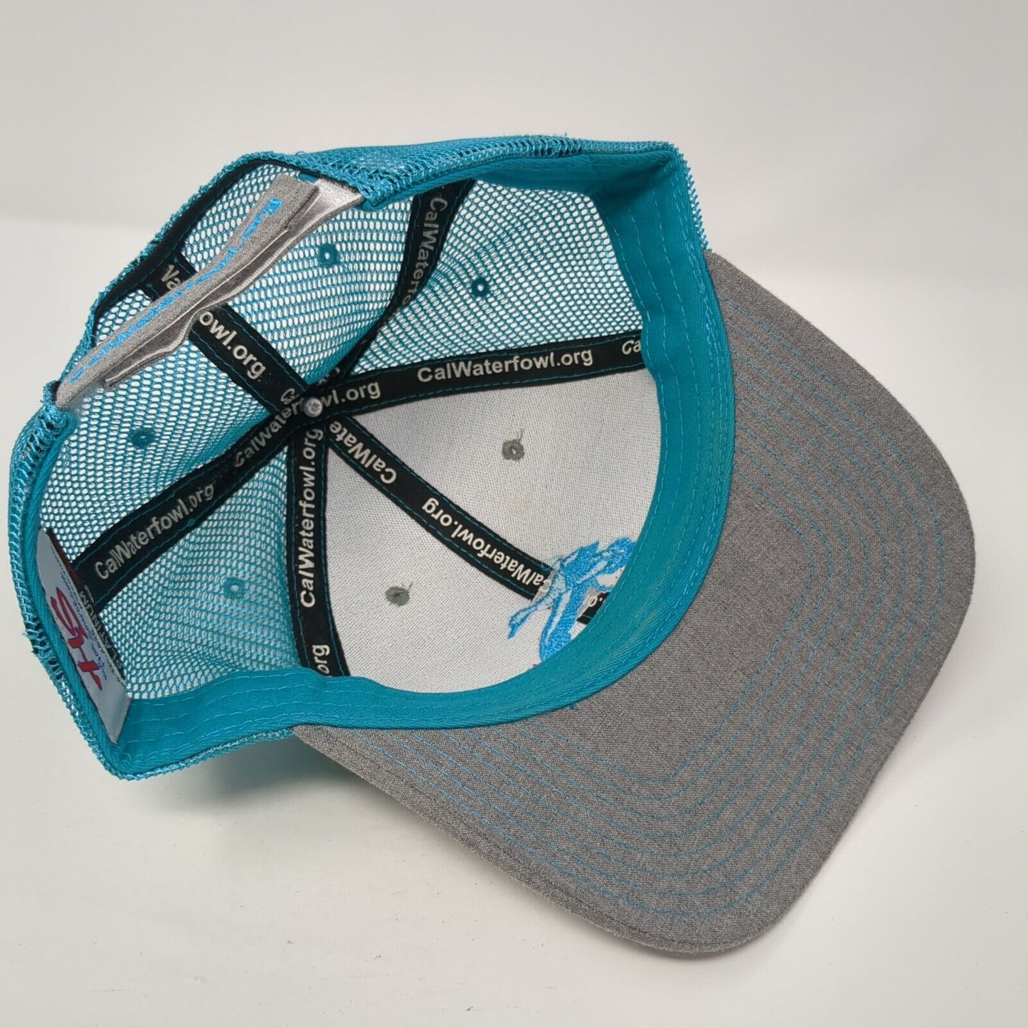 Cal Waterfowl Strapback Trucker Hat Multi One Size Mesh Back Rhinestone