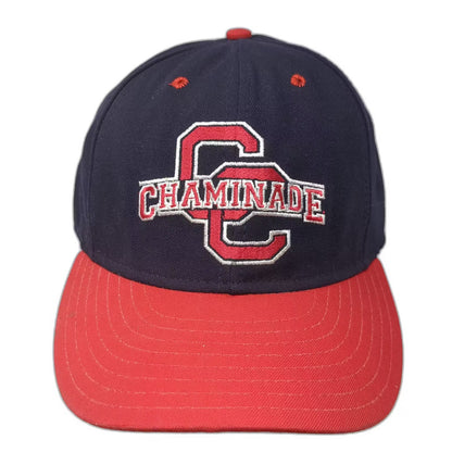 Chaminade Classic Sportswear Snapback Hat Blue Red OSFA USA Adjustable Vintage
