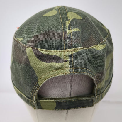 Boise State Broncos NCAA OTTO Army Cap Green Orange One Size Camo Rhinestone Hat