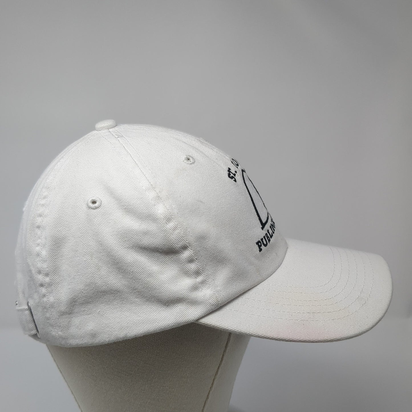 St. Louis Publinx Open Slideback Baseball Cap White One Size Adjustable Imperial