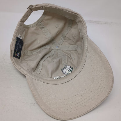 Queensboro Baseball Cap Beige One Size Schur Success Group Logo Adjustable Hat