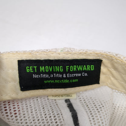 Get Moving Forward Snapback Trucker Hat Gray One Size Mesh Back Outdoor