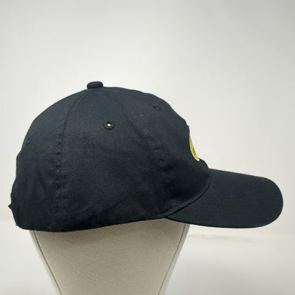 Eckrich Smoked Meats Logo Patch Baseball Cap Black One Size Strapback Hat