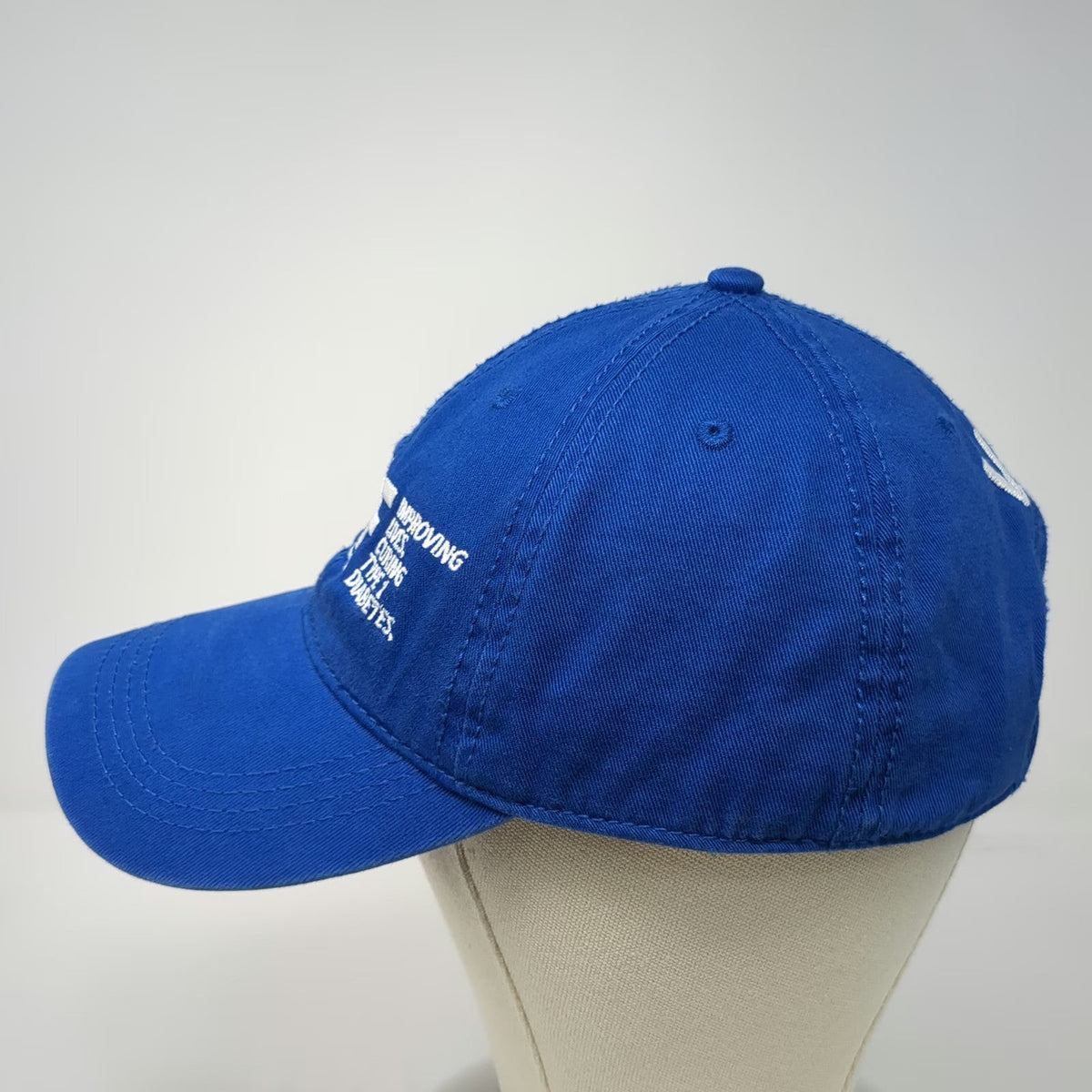 Cap America Baseball Cap Blue One Size JDRF Type 1 Diabetes VIP Slideback Hat