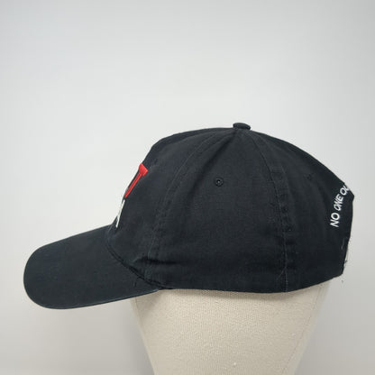 Hot Pizza Strapback Baseball Cap Black One Size Adjustable Embroidered 6 Panel