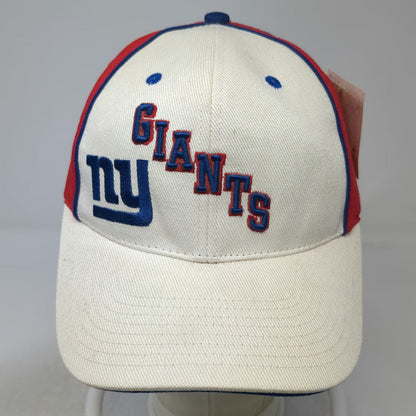 New York Giants NFL Baseball Cap White Red Blue One Size Strapback Logo Team Hat