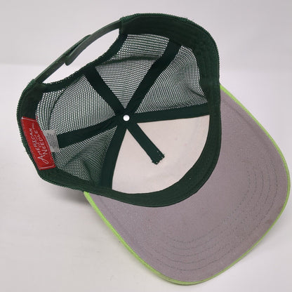 Greetings From Seattle Snapback Trucker Hat Green OS Adjustable American Needle