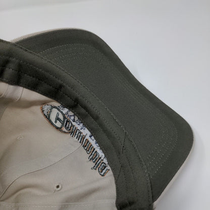 Columbia River Gorge Slideback Hat Tan OSFA Embroidered Fish Ahead