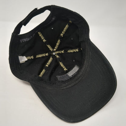 USA Flag Academy Sports+Outdoors Strapback Hat Black OS Adjustable Patriotic
