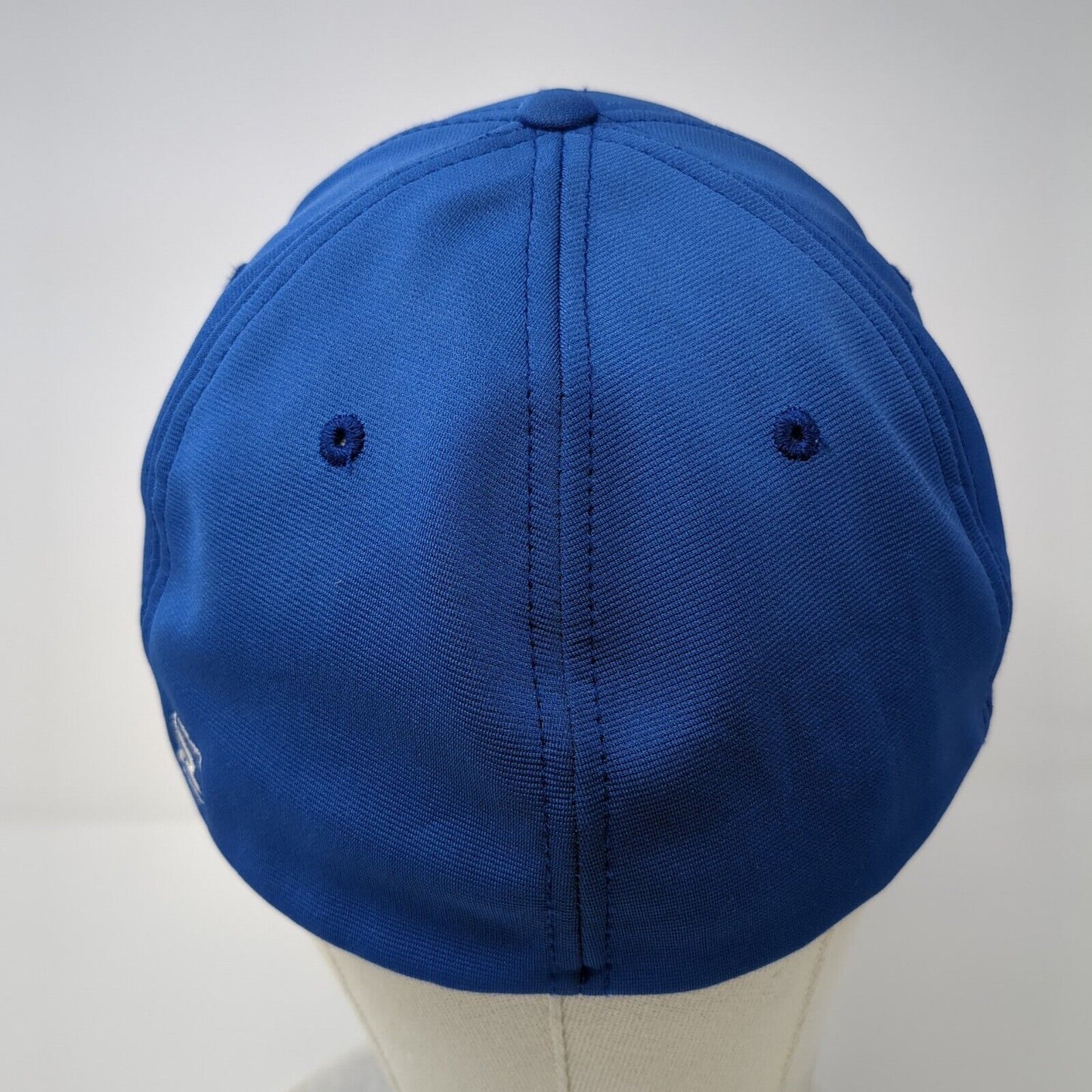 Richardson Pulse Fitted Hat Blue L-XL Embroidered Logo Solid 6 Panel