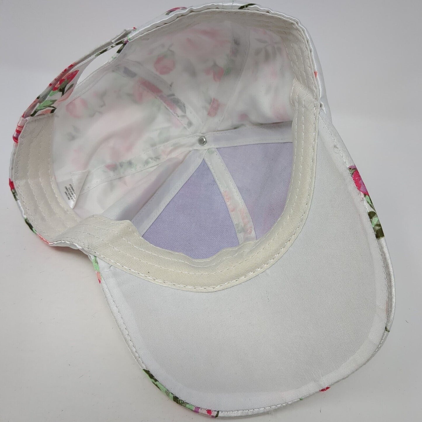 Unbranded Strapback Hat Multi One Size Adjustable Floral Print 6 Panel