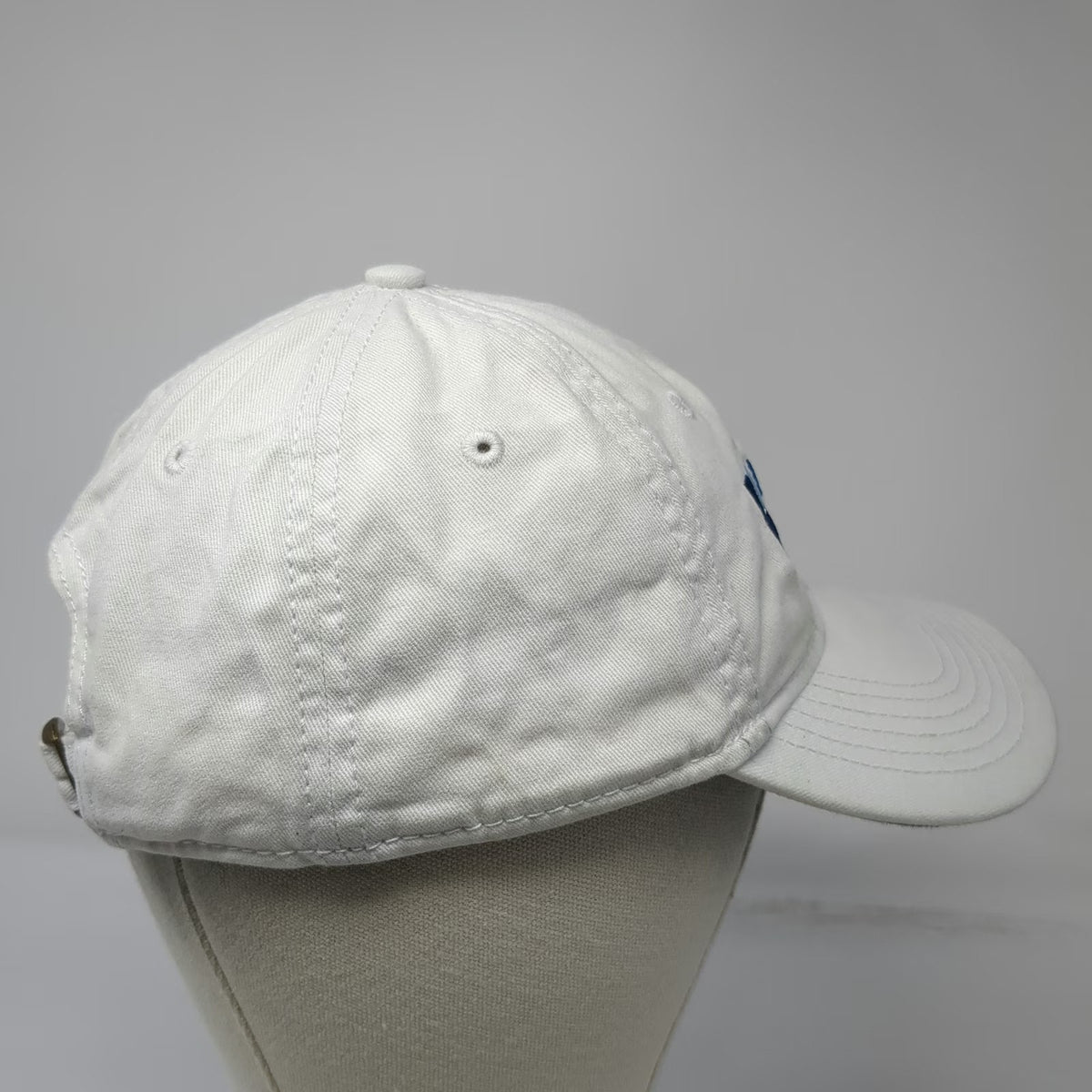 Sportsman Lima One Capital Baseball Cap White One Size Slideback Cotton Logo Hat