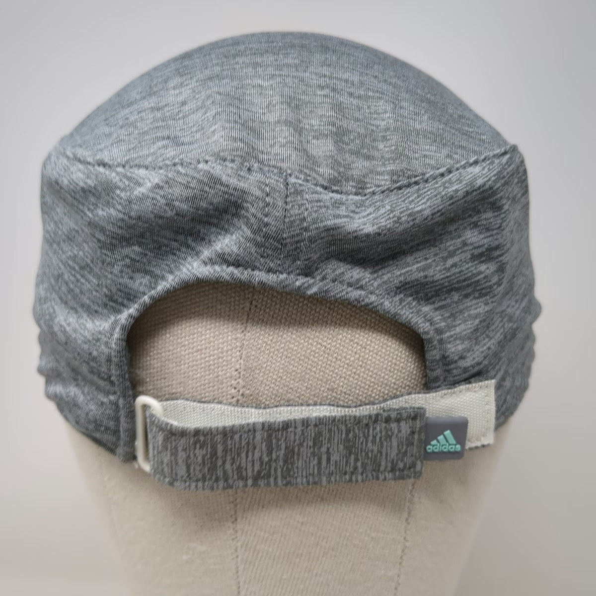Adidas Army Cap Gray One Size Strapback Heathered Lightweight Side Logo Hat