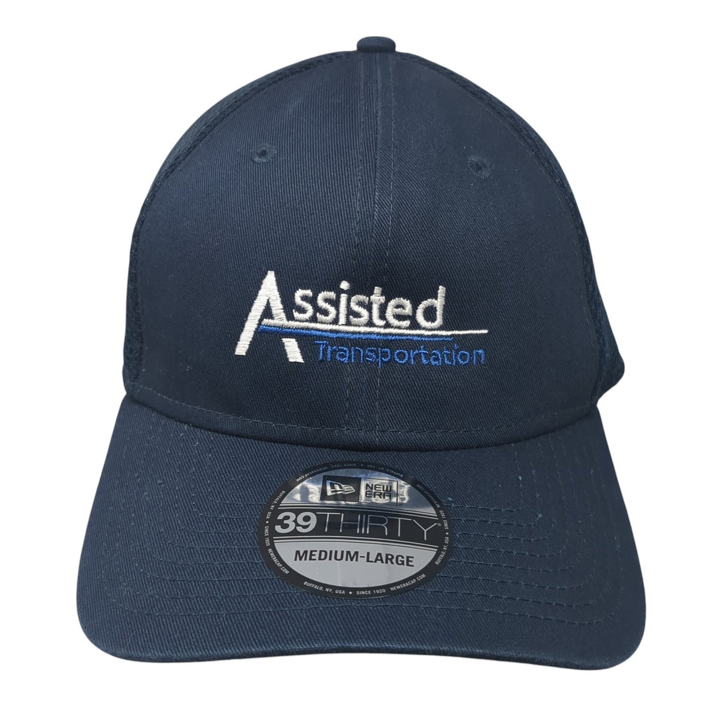 Assisted Transportation Fitted Hat Blue Large Embroidered New Era