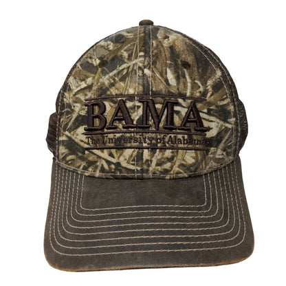 University of Alabama Slideback Camo Trucker Hat The Game Embroidered Logo NCAA