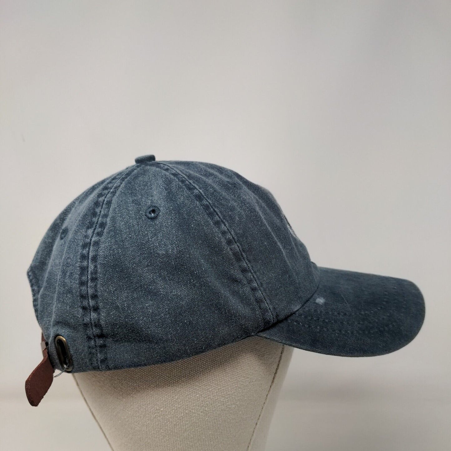 KNR Slideback Hat Blue One Size Adjustable Embroidered 6 Panel Cotton Adams