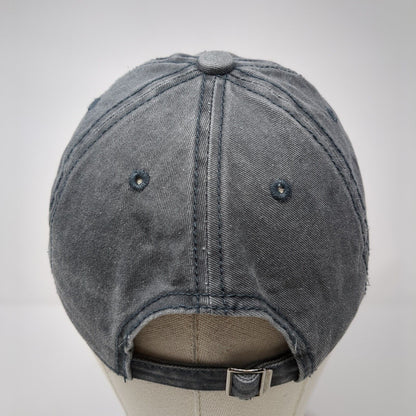 David And Young Slideback Hat Gray One Size Solid Blank Outdoor 6 Panel