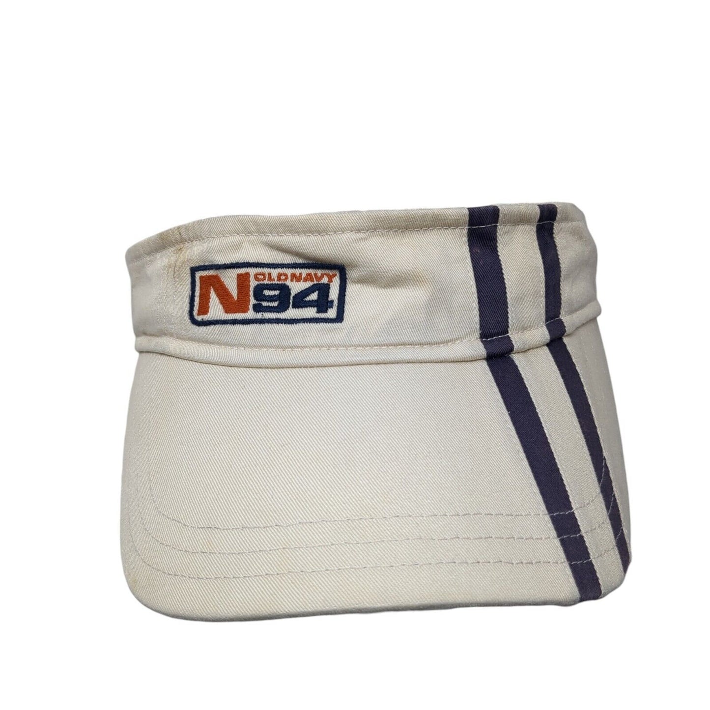 Old Navy N94 Strapback Sun Visor Hat Tan One Size Solid Adjustable