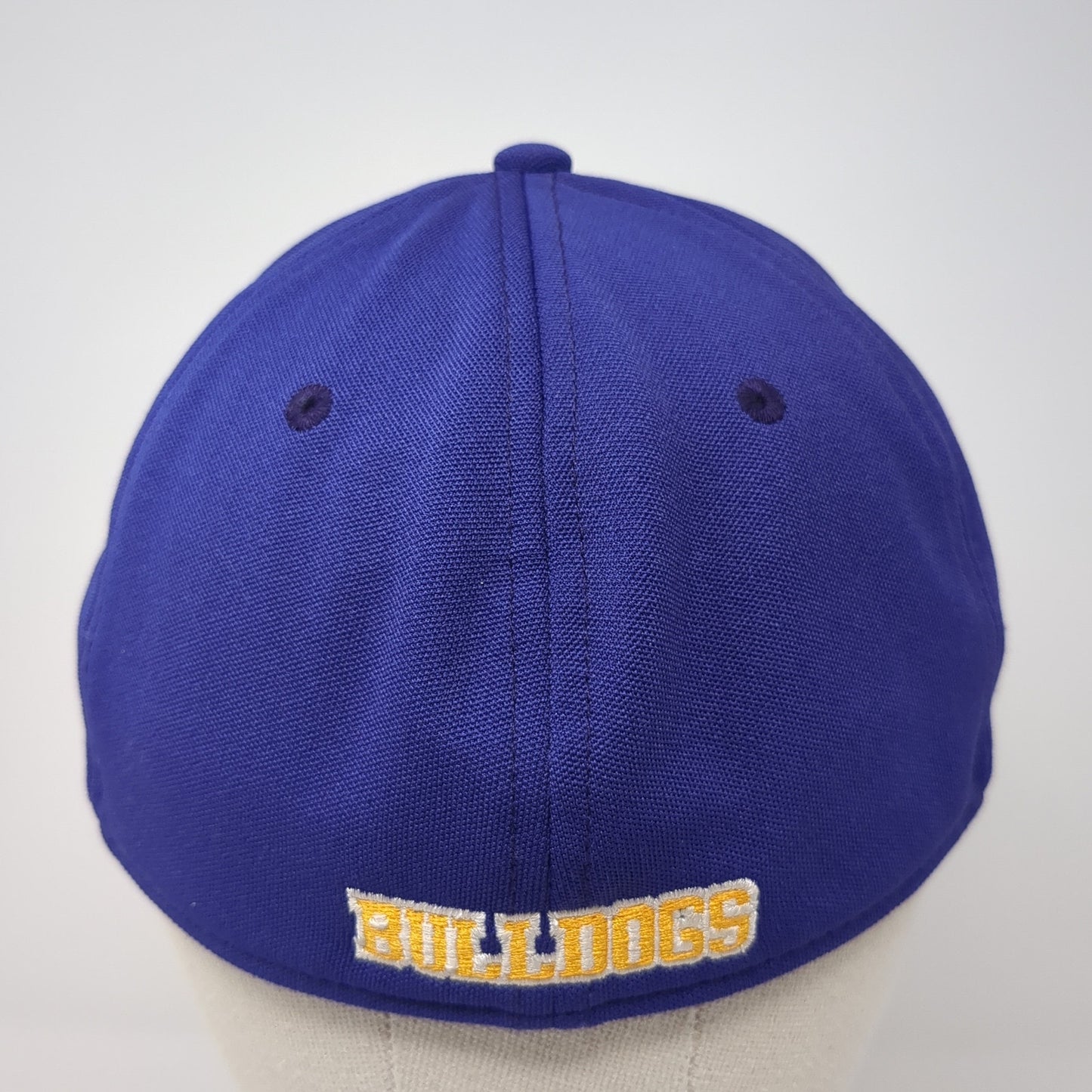 K Bulldogs Fitted Baseball Cap Purple Small Lightweight Embroidered The Game Pro
