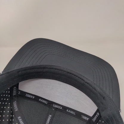 Performance Windows Snapback Hat Black One Size Adjustable 6 Panel 707 Kamel