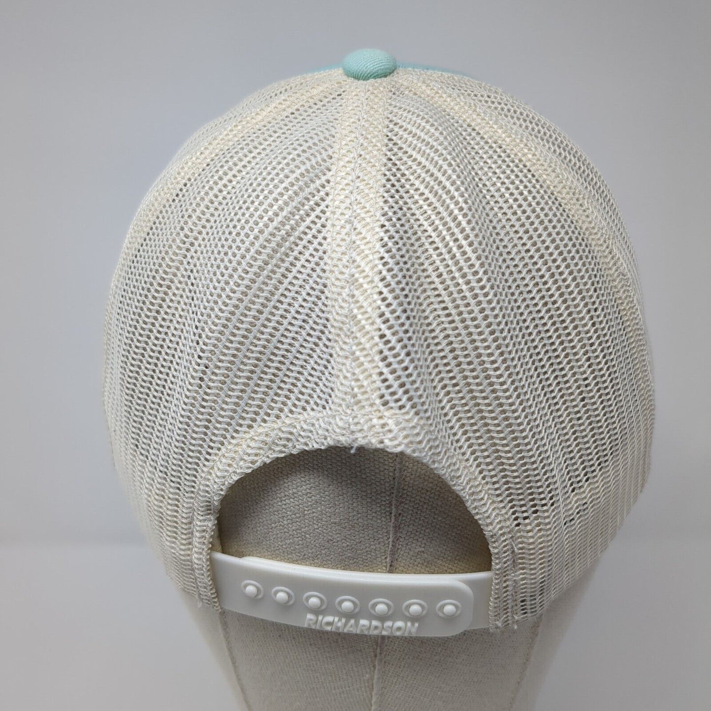 EESA Snapback Trucker Hat Blue M/L Adjustable Embroidered Mesh Back Richardson