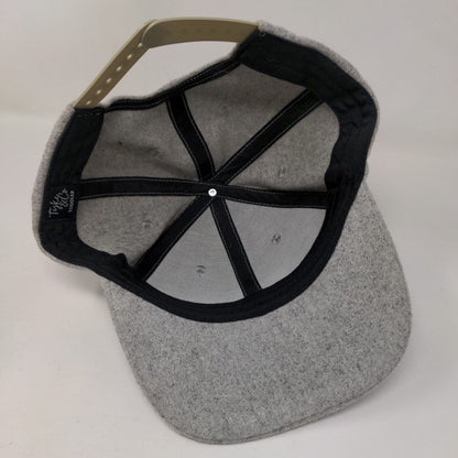TYKE & CO Patch Snapback Hat Gray Toddler Adjustable Vent Holes